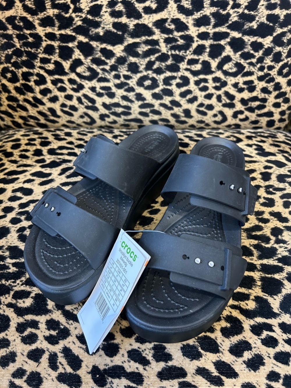 Crocs Brooklyn Buckle Low Wedges